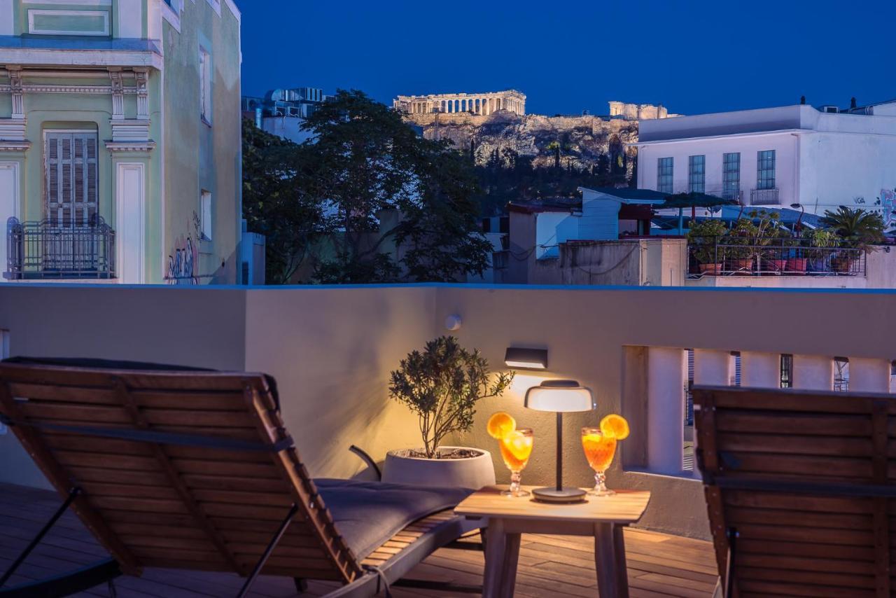 Moon And Stars Athens Hotell Exteriör bild